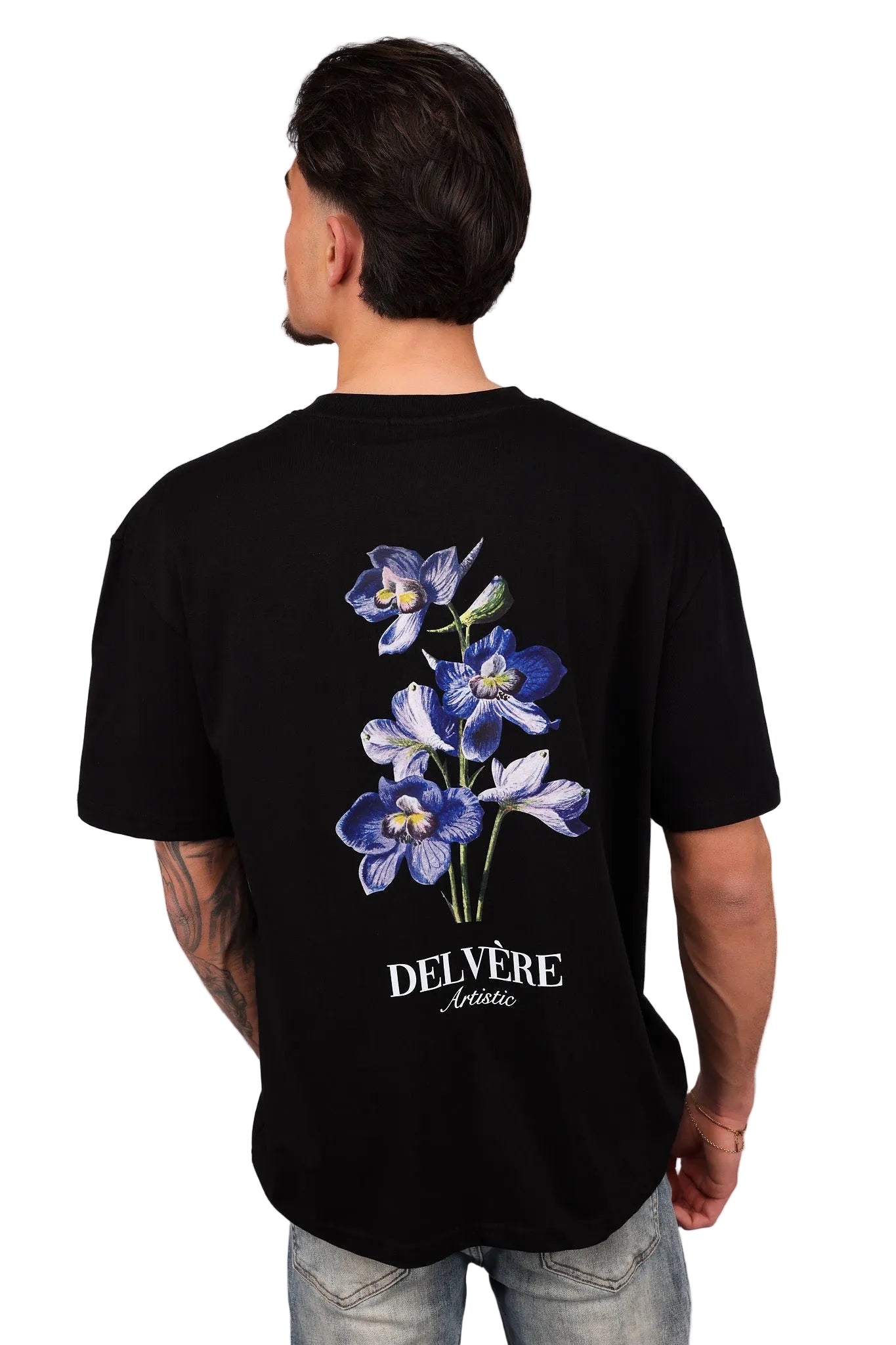 Blue flower tee